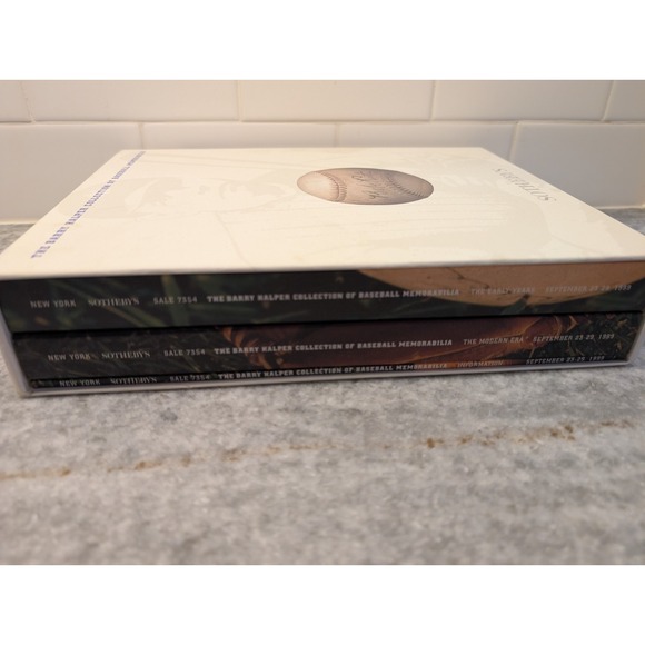 1999 SOTHEBY'S BARRY HALPER COLLECTION OF BASEBALL MEMORABILIA‎  3 BOOKS in set - Picture 3 of 12